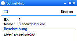 Beispielname und -beschreibung in der Schnell-Info-Ansicht