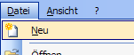 Menü - Datei - Neu